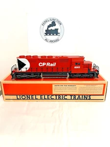 LIONEL6-18203 #2 CP RAIL-SD-40 DUAL MOTOR-PWR DEISEL CAB-8203-BLT-89 LK/N MIB - Picture 1 of 6