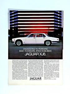 1983 Jaguar XJ6 Vintage Bred To Be Best Regional Original Print Ad 8.5 x 11" - Picture 1 of 4