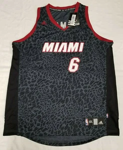 2014 Lebron James Miami Heat Adidas NBA Crazy Light maglia uomo taglia 2XL nuova con etichette - Foto 1 di 11