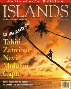 ISLANDS Magazin August 1997 Tahiti Sansibar Nevis Molokai Capri Sammleredi - Bild 1 von 3