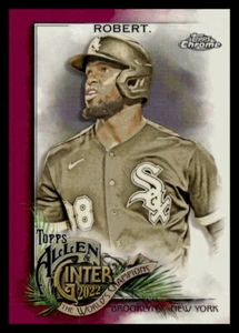 2022 Topps ALLEN & GINTER CHROME LUIS ROBERT MAGENTA REFRACTOR 117/199 SOX #2 - Picture 1 of 2