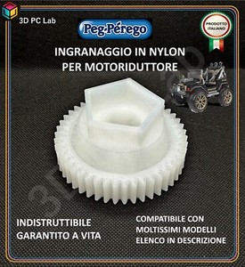 Peg Perego Outlaw, Corral T-Rex, Ranger 538 ingranaggi e pignoni di ricambio per motore - Italia