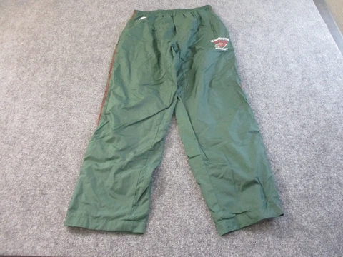 Minnesota Wild Pants Men's Medium Green Hockey Rules Sweatpants Nylon NHL Cover