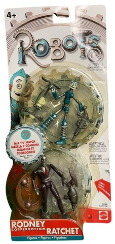 Robots Movie Mix N Match 3.5” Action Figures Rodney And Ratchet - NEW Cover