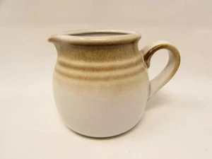Fanfare by Noritake Creamer Brown Bands, Beige Body   b293 - Picture 1 of 2