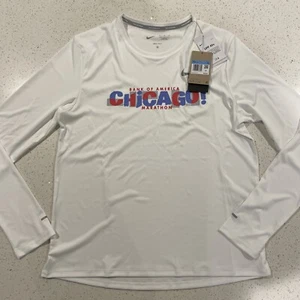 NWT Nike BOA Chicago Marathon Miler Sz M Long sleeves UPF40 Running Shirt Top - Picture 1 of 5