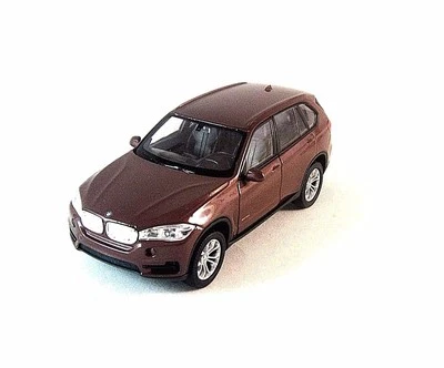 BMW X5, MODELLINO AUTO PRESSOFUSO WELLY 1/32 MARRONE METALLIZZATO DA COLLEZIO... - Immagine 1 di 4