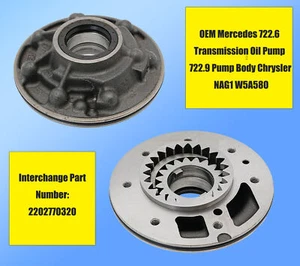 OEM Mercedes 722.6 Transmission Oil Pump 722.9 Pump Body Chrysler NAG1 W5A580 - Foto 1 di 10