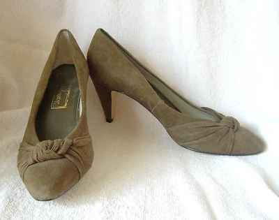 BOMBAS DE GAMUZA VERDE MUSGO WORTHINGTON VINTAGE AÑOS 80 con NUDOS~7,5 M~BRASIL~USADAS UNA VEZ Foto 1 de 4