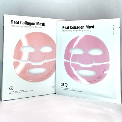 Meditime Real Collagen Mask 26g x 4ea Moisturizer Brightening Firming K-Beauty - Image 1 of 4