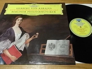 JS Bach Brandenburg Concertos 1-6 Karajan DGG Germany 193005/6 big tulip 2LP - Picture 1 of 2