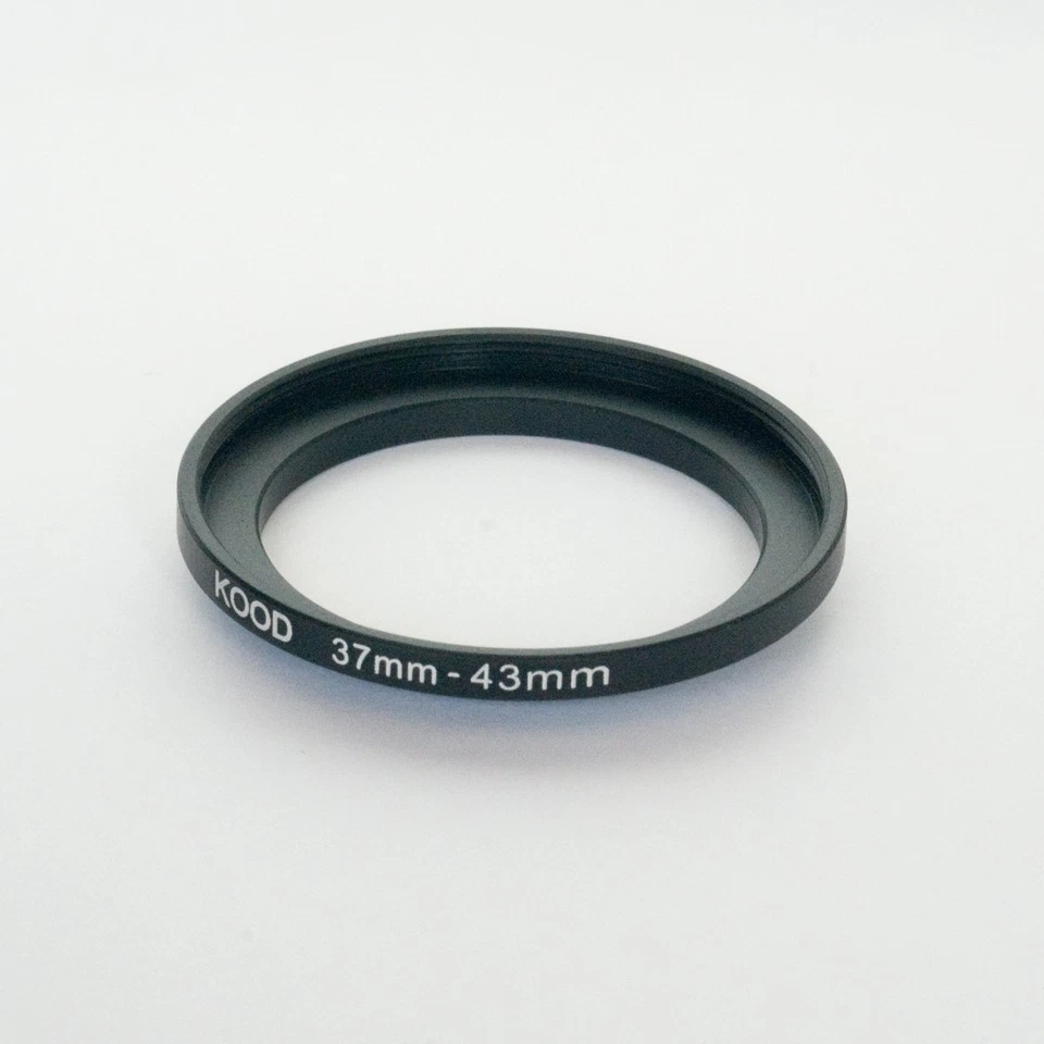 STEP UP ADAPTER 37MM-43MM STEPPING RING 37MM TO 43MM 37-43 FILTER ADAPTOR - Image 1 of 1