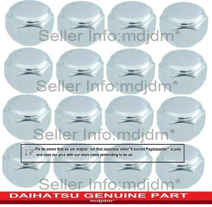 Oem Daihatsu HiJet Long Lug Nut Set of 16 Size 22mm S80 S100 Series Kei Truck - Picture 1 of 5