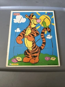 Vintage Playskool Wooden Puzzle Tigger Disney's Winnie The Pooh - Picture 1 of 1