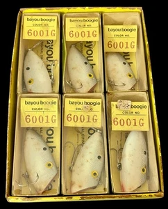 Bayou Boogie Whopper Stopper #6001 G Angelköder Set (6) Neu aus altem Lagerbestand - Bild 1 von 8