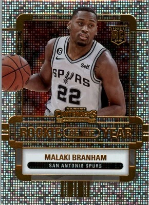 2022-23 Panini Contenders Rookie of the Year Contenders #12 Malaki Branham - BSK - Image 1 of 2