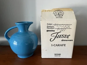 NEU Vintage Fiestaware Fiesta seltene eingestellte Pfau Karaffe - Bild 1 von 8