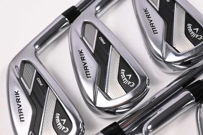 Callaway Mavrik Pro Irons / 4-PW / Stiff Flex True Temper Elevate 105 Shafts - Image 1 of 4