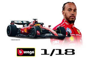 1:18 BURAGO FERRARI F1 SF-23 #44 FIORANO 2025 LEWIS HAMILTON+PILOT SAVOIAMODEL - Foto 1 di 1