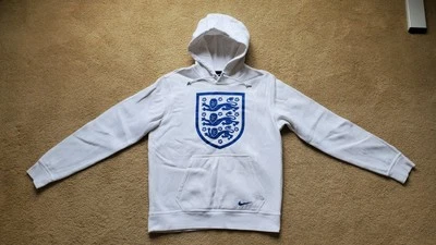 PRE-OWNED Nike England Soccer National Team Hoodie Sweatshirt Men Size Medium - Image 1 of 4