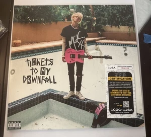 MGK SIGNED AUTOGRAPH  'TICKETS TO MY DOWNFALL' LP VINYL JSA COA AUTHENTIC RECORD - Picture 1 of 4