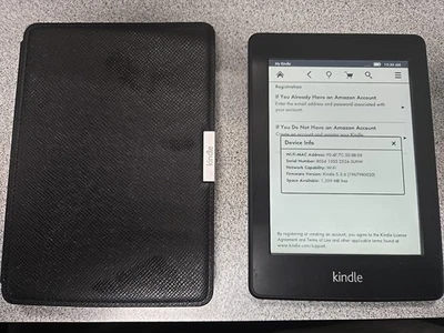 Amazon Kindle Paperwhite 5th Generation 6" (2GB, Black, EY21) - Works!! - Image 1 of 4