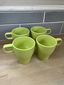 Ikea Fargrik Tassen grüne Farbe stapelbar Kaffee Tee x4 - Bild 1 von 8