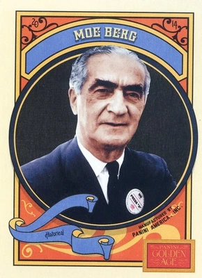 Panini Golden Age Base #43 2014 Moe Berg Foto 1 de 2