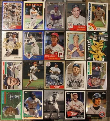 20 Different Baseball HOF'ers - Aaron to Ichiro - all HOF players See Photos - Image 1 of 4