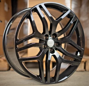 22"/Range Rover Sport L320 L494/Gloss Black/ LR17 Design/9.5J/Alloy wheels X4 - Picture 1 of 1