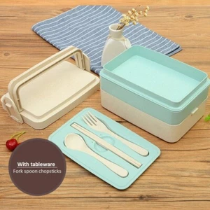 Stoviglie multistrato BLUE Creative,Lunch box,Scatole per pasti sigillate portatili per studenti - Foto 1 di 11