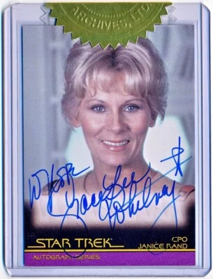 Star Trek Movies in Motion Grace Lee Whitney Autograph Case Incentive Auto #A51 - Image 1 of 2