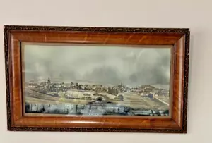 Early 1900’s ANTIQUE Zusch, Germany BEAUTIFUL OAK FRAME 23 1/2" X 13 1/2 " - Picture 1 of 19