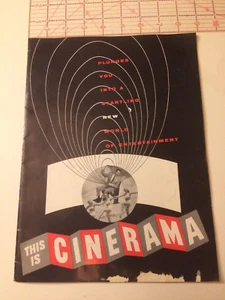 Cinerama Souvenir Program 1954 Stanley Warner Cinerama Corporation - Picture 1 of 5
