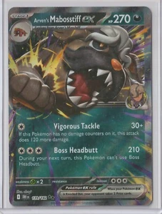 Pokémon 2025 Destined Rivals ARVEN'S MABOSSTIFF EX 139/182 DOUBLE RARE MINT - Picture 1 of 1