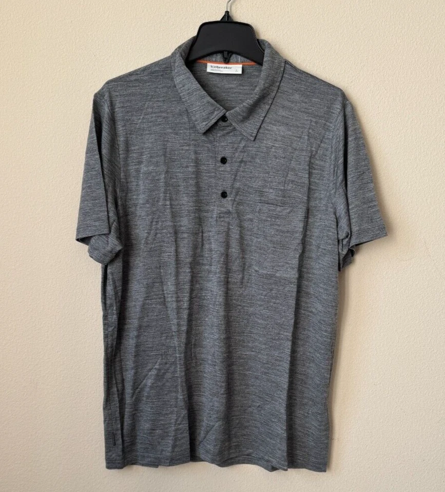 Polo de manga corta Icebreaker Drayden Merino para hombre mezcla Foto 1 de 1