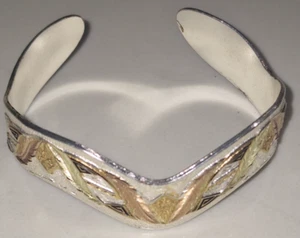 Dreifarbiges Armreif Legacy Armband signiert Montana Silberschmiede grenzenlos - Bild 1 von 16