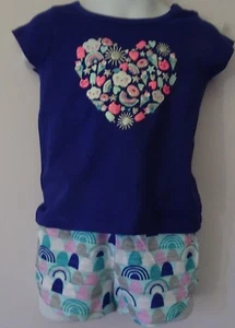 NWT GYMBOREE 18-24 M 2T 3T 4T HEART TEE GUMDROP SHORTS EVERYDAY PLAYWEAR NEW - Picture 1 of 4