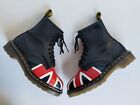 #1 DR. MARTENS UNION JACK LEATHER BOOTS 5UK MADE IN ENGLAND VINTAGE RARE UNISEX