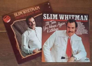 2 Slim Whitman Vinyl LP Albums Birmingham Jail, Take You Home Again Kathleen - Imagen 1 de 3