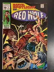 Marvel Spotlight (1971) #1 FVF (7.0) 1° libro solista Red Wolf copertina Neal Adams| - Foto 1 di 4