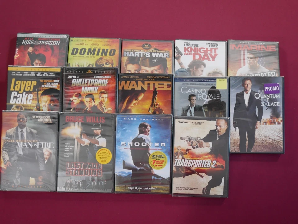 Action Movies YOUR CHOICE YOU PICK BRAND NEW - Image 1 of 1