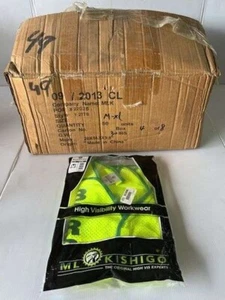 Kishigo Border Patrol High Visibility Vest, M-XL Lime - 50 - Picture 1 of 4