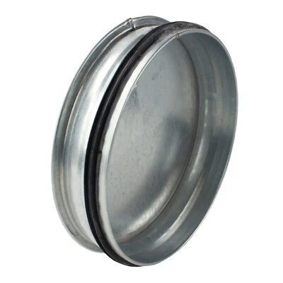 MKK Enddeckel Wickelfalzrohr Gummidichtung Deckel Rohrdeckel Kappe Abschluss Stahl