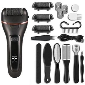 Electric Callus Remover Foot Sander Rough Feet Rechargeable Dead Skin Tools Kit - Picture 1 of 12