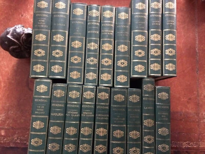 Stendhal.Romans voyages autobiographies.Edition limitée complètes 18 volumes. - Photo 1/4
