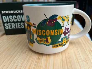 STARBUCKS WISCONSIN DISCOVERY SERIES KAFFEEBECHER 2024 14 FL OZ/414 ML. NEU IM KARTON - Bild 1 von 1