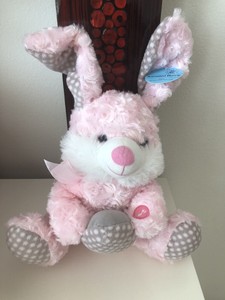 singing easter bunny stuffed animal