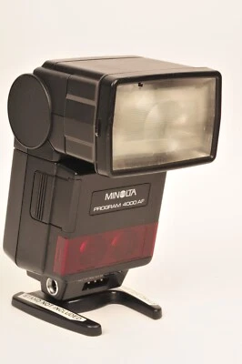 Minolta Program 4000AF  Tilt / Swivel / Zoom Flash - Fully Tested - Image 1 of 4