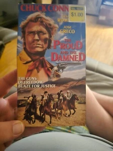 The Proud And The Damned  VHS VCR Video Tape Movie Chuck Connors Used - Picture 1 of 3